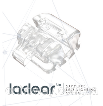 Брекеты самолигирующие сапфировые LACLEAR (3,4,5 w/h Roth22)