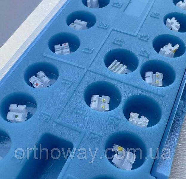 Брекеты керамические, с пазовым основанием SKY "P" (3,4,5 w/h Roth)