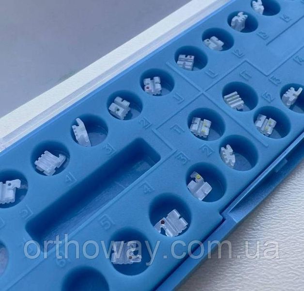 Брекеты керамические, с пазовым основанием SKY "P" (3,4,5 w/h Roth)