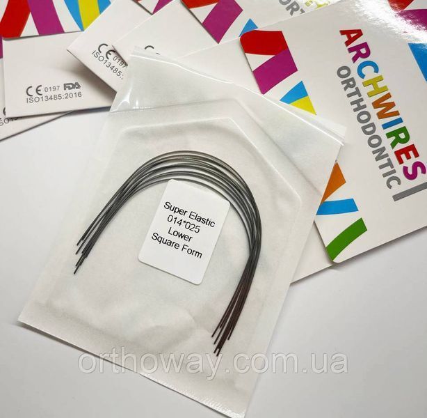 Дуги NiTi Super Elastic (нікель - титан) Square (Круглі) 2066668141 фото