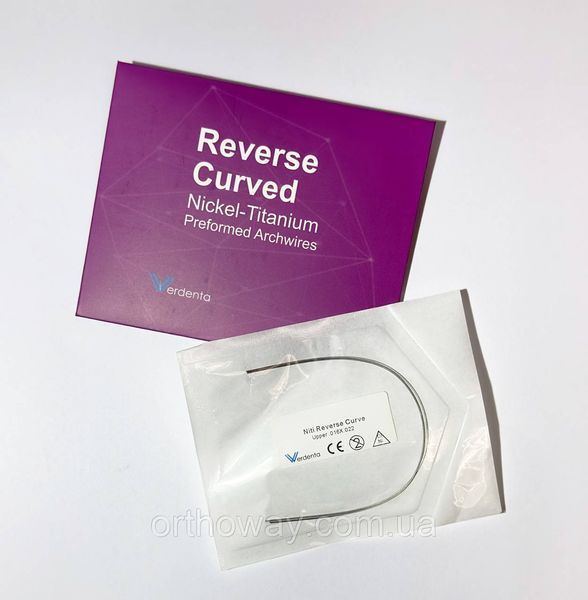 Дуги NiTi Reverse Curved Werdenta Реверс (круглі 2 шт/уп) NiTi Reverse Werdenta фото