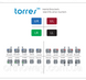 Брекеты металлические Werdenta (3,4,5 w/h Roth) Torres Mini