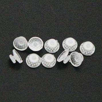 Кнопки лінгвальні кргуглі, керамічні Werdenta Lingual button - round ceramic фото