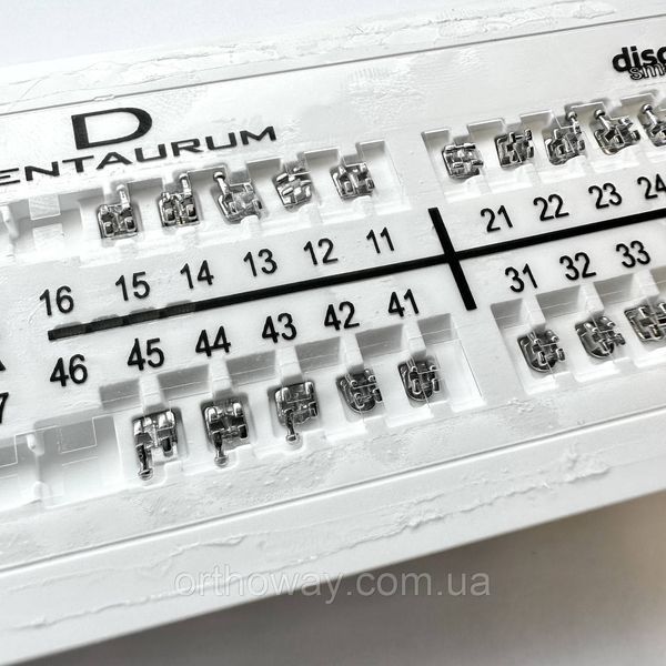 Брекеты металлические Discovery SMART (3,4,5 w/h Roth22) Dentaurum