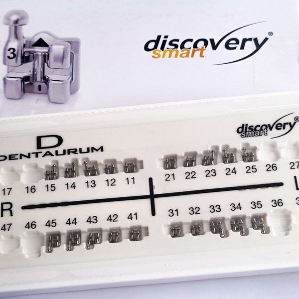 Брекеты металлические Discovery SMART (3,4,5 w/h Roth22) Dentaurum