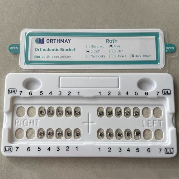 Брекети металеві Smart Master (3,4,5 w/h Roth) Smart Master (3,4,5 w/h Roth) фото